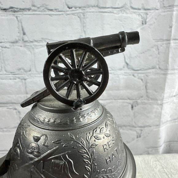 HOUSE OF GOEBEL STEIN ORNATE MILITARY EAGLE & CANNON W LITHOPONE - Picture 4 of 13